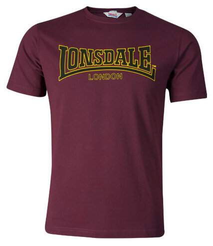 CAMISETA LONSDALE CLASSIC GRANATE